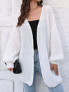 Open Front Long Sleeve Cardigan