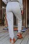 Grey Long Sleeve Pullover & Jogger Pants Loungewear Set